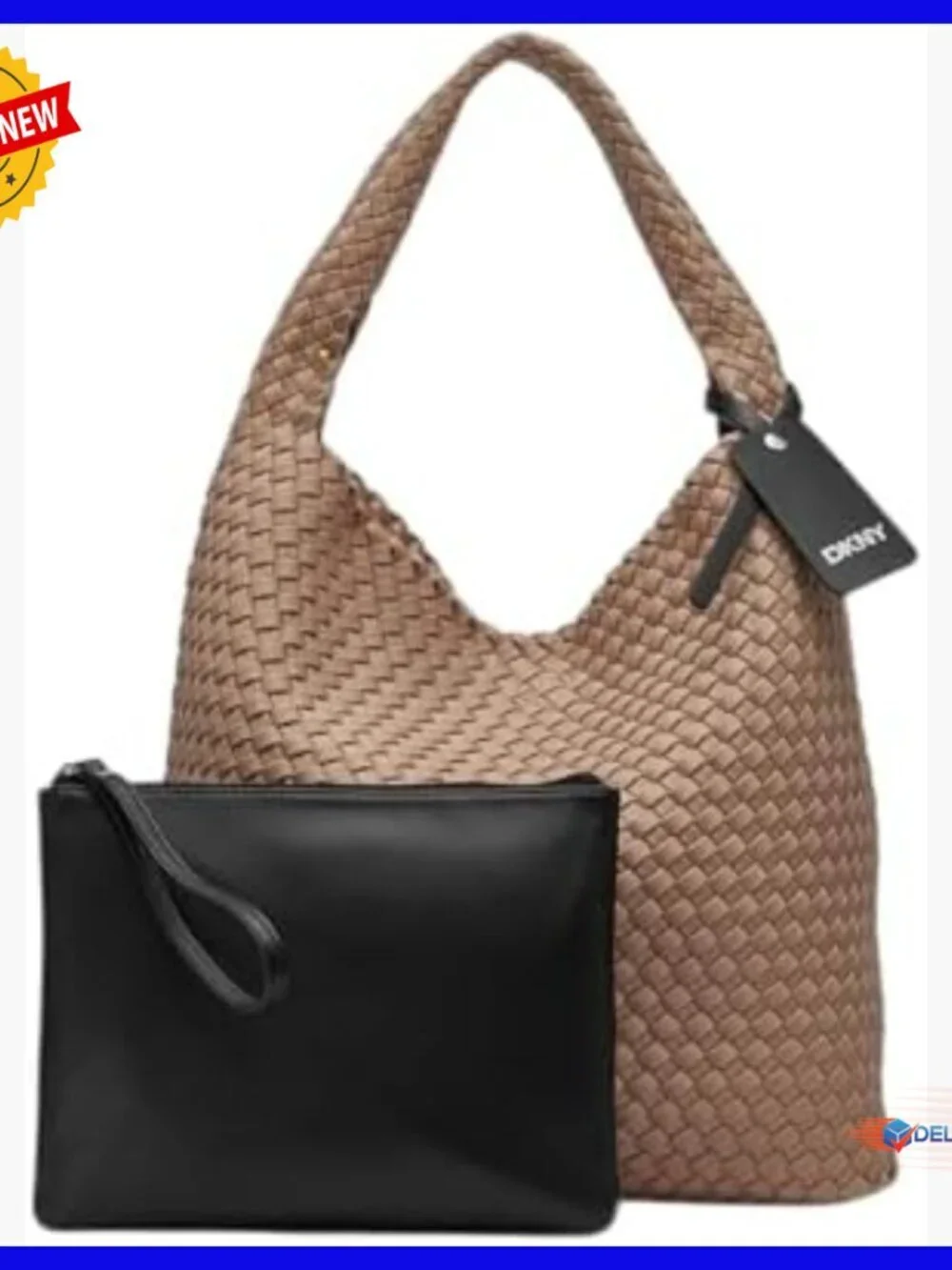 Nylon Hobo Tote Bag, Lightweight Everyday Shoulder Bag, One Size
